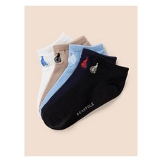 빈폴키즈 시즌오프30%OFF 베이직 여름 양말 5족 SET 아이보리