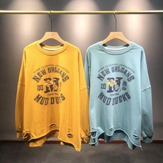 빅사이즈 오버핏 빈티지 여자 맨투맨 5color