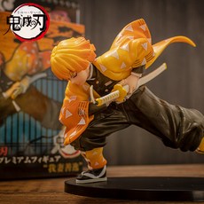 귀멸의 칼날 아가츠마 젠이츠 벽력일섬 15cm 귀칼피규어 애니메이션 애니 소장용 일본만화, 15CM개