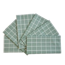 캐프마켓 일회용 격자 방수 테이블보 원형 사각 식탁보, 에메랄드 블루, 4인(137 x 90 cm), 6개 에메랄드 블루, 6개 2 ~ 4 인용 137 x 90 cm