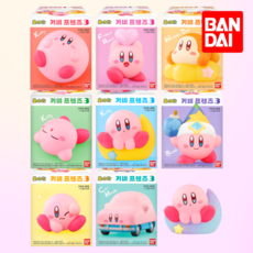 [랜덤] 별의커비 피규어 껌 프렌즈3 반다이 정품 Kirby Figure 커비 8종, 4개