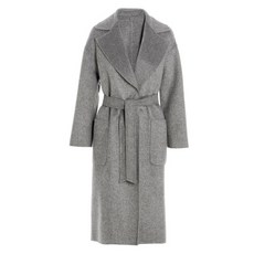 막스마라 [MAX MARA] 22FW 알레스카 울 벨티드 코트 그레이 60160629 002