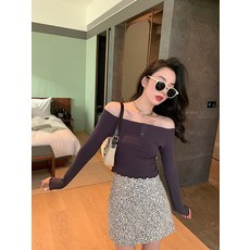 제노 호피스커트 호피치마 Qiu Rouyao SIXONE 어린이 날 2020 새로운 여름 표범 인쇄 가방 엉덩이 꽉