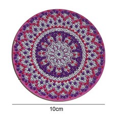 미니십자수컵받침