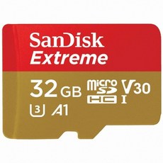 샌디스크 Extreme microSD Class10 UHS-I U3, 32GB