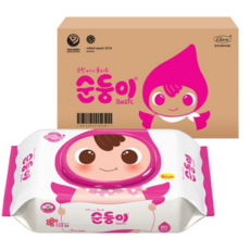 순둥이물티슈80매20팩