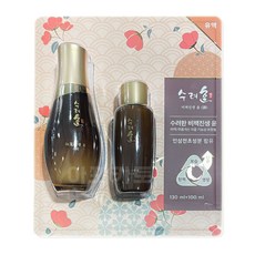 수려한 비책진생 윤 유액 130ML + 100ML 주름개선 미백 이중 기능성 화장품, 1세트