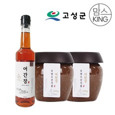 [공룡나라] 우양수산 어간장 500ml+어된장 500g x 2개