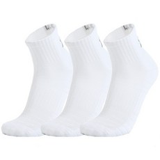 언더아머 트레이닝 코튼 쿼터 삭스 3PK (1346770-100), 1346770-100:LG