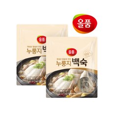 올품 냉동 찹쌀 누룽지 백숙 750g 1봉 + 1봉, 누룽지백숙 750g 2봉, 2개