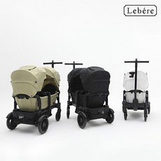 르베르 웨건 접이식 유아웨건 쌍둥이 유모차 캐노피 2인용, 선택03. 르베르 웨건 베이지