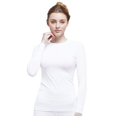 Gear X 女式全新正常冷長袖圓領打底衣