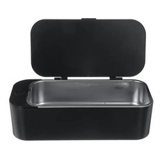 미니 초음파 클리너 고주파 진동 세척 기계 쥬얼리 안경 시계 500ml 42000Hz, 07 black-1