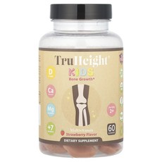 TruHeight 어린이용 뼈 성장 촉진 구미젤리 만 2세 이상 어린이용 딸기 구미젤리 60개, TruHeight 어린이용 프리바이..., 1개