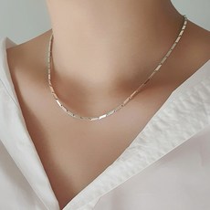 대나무은목걸이