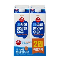 서울우유 내속이 편안한 우유 900ML x 2입 신선식품/유제품/우유, 2개