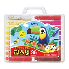아모스파스넷크레파스18색