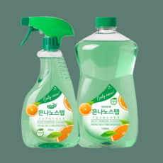 은나노스텝 시즌3 다용도 세정제 550ml+1100ml, 시즌3다용도세정제550ml+1100ml녹색기술
