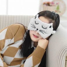 안대 수면 안대 숨 통 을 가 려 남녀 잠 귀 염 귀 염 캐릭터 고양이 아 이 스 팩 냉찜질 안대, 상세페이지 참조, 상세페이지 참조