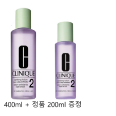 크리니크 토너 400ml 각질토너 200ml 정품 증정 백화점 직출고, 2번, 1개