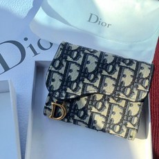 디올 오블리크 반지갑 Dior Oblique Wallet S5621CTZQ_M928