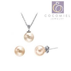 백금목걸이귀걸이세트