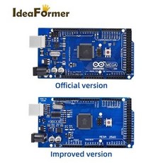 [해외] 3D 프린터 메가 2560 R3 보드 부품 MEGA2560 ATMEGA256016AU ARDUINO 호환 USB 케이블, with Logo