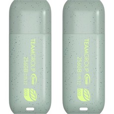 TEAMGROUP C175 64GB 10팩 USB 3.2 Gen 1 3.13.0 읽기 100MBs 플래시 썸 드라이브 컴퓨터노트북 무광 블랙 TC175364와 호환되는 외장 데, 256GB (2-Pack)_C175 ECO Mint G