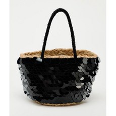 [정품]자라 시퀸 미니 바스켓 비즈백 버킷백 여름가방 ZARA 2color