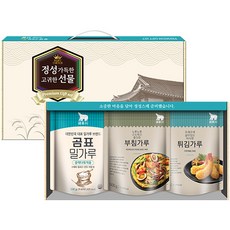 부침선물세트 곰표3종 판촉물 실속선물세트 명절선물, 1개, 500g