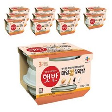 햇반 매일 콩잡곡밥, 210g, 96개