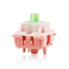 비선로우 키보드 스위치 기계식 밀크티 색상, 1개, 6. 축 R2 윤활+45g 10개