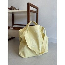 무쿠앤에보니 MUCU AND EBONY M.A.E logo bag _ Lemon Yellow 로고백 레몬옐로우