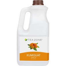 TEA ZONE Kumquat Syrup 티존 금귤 리얼 과일 농축 쥬스 시럽 1.9L, 1개