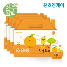 [천호엔케어]생글생글 어린이 감귤망고즙 40ml 30팩 4박스, 단품