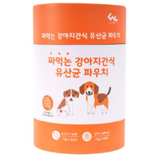 씨엔앨 짜먹는 강아지간식 유산균 파우치, 혼합맛(소고기/연어), 1세트, 장건강/유산균