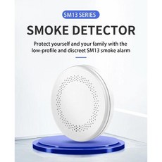 스마트 연기 감지기 화재 테스트 수상자 와이파이 탐, Battery Included, 1개