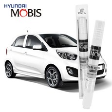 현대모비스 기아 올뉴모닝TA 전용 UD 클리어화이트 자동차 카페인트, 1개, 200ml