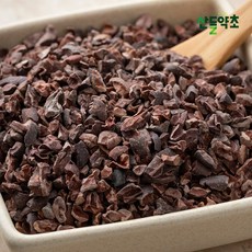 페루산 발효 볶은 카카오닙스 1kg 로스팅 카카오 2개