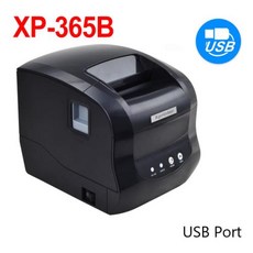 Xprinter 열 라벨 프린터 윈도우 IOS 안드로이드용 USB 포트 80mm 127 mm/s 2 3 인치, 10) XP-365B USB - 미국 플러그