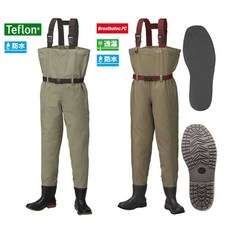 PROX 해루질 가슴장화 바위 낚시 플라이 방수 PX311, 상세이페이지 참고, L331 가슴 방수 고무 밑창