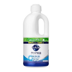 대용량 큐큐트 클리어 살균 식기용 세제 장만한 거품이 팍! 제대로 실감! 자몽향 리필용 1380ml, 1개