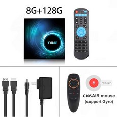 tv 셋톱박스 스마트 TV 박스 2024 T95 플러스 HD 6K 안드로이드 10.0 올위너 H6 4GB 64GB 32GB 와이파이 미디어 플레이어 PK X96Max TX, CHINA_영국 플러그 | 8G 128G G10S - 스마트tv박스