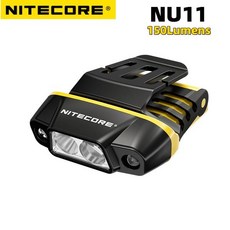 NITECORE NU11 칩온 캡 라이트 IR 센서 램프 150 루멘 헤드램프 USBC 충전식 헤드라이트 내장 배터리 하이킹 낚시, 1개