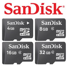 샌디스크 micro SD 32기가 정품 SDQM-8G 16G 32G 오후2시 주문 당일 발송 마이크로SD 카드, 32GB