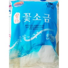 인천할라 꽃소금 3kg X7 미네랄이 풍부한 재제소금, 7개