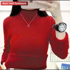 여성용 두꺼운 터틀넥 슬림 니트 풀오버 따뜻한 플러시 벨벳 안감 니트웨어 점퍼 탑 캐주얼 폴레라 겨울 스웨터