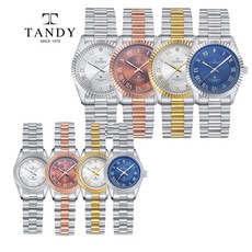 탠디 TANDY 사파이어 다이아몬드 메탈시계 TS303