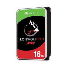 씨게이트 IronWolf Pro SATA3 HDD, 16TB, ST16000NE000 - st16000ne000