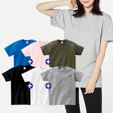 무지스타 3장세트 반팔 티셔츠 17수 기본 면티
